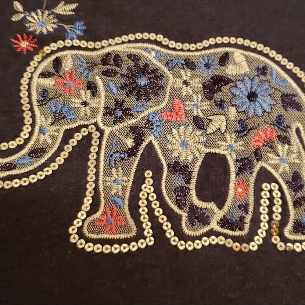 Flapdoodles Brand Elephant Girls Dress Sz 10/12